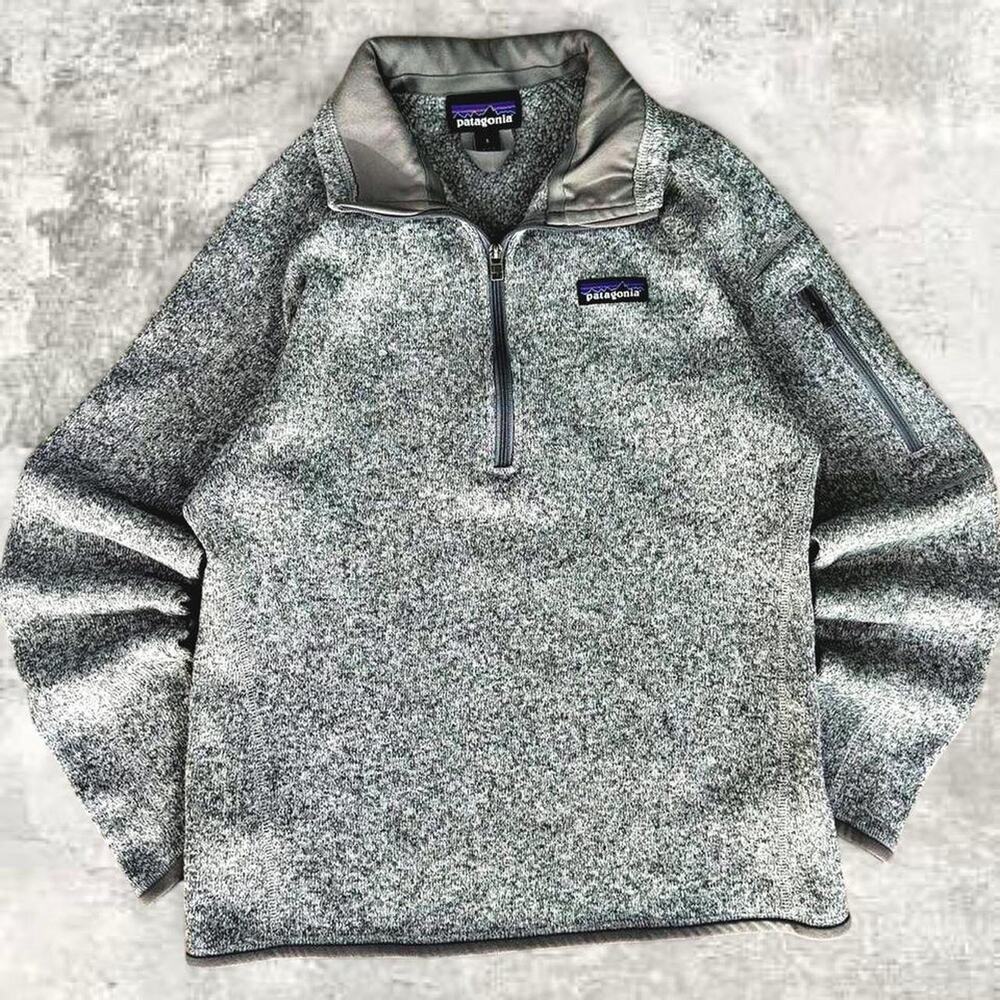 Patagonia Better Sweater Quarter Zip Pullover Womens S Gray Fleece Jacket Gorp